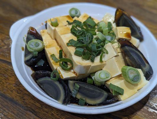 Tofu w/preserved eggs