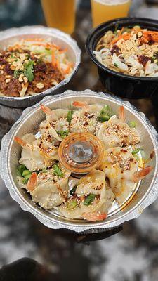 Shrimp Pork Pan Fried Dumplings