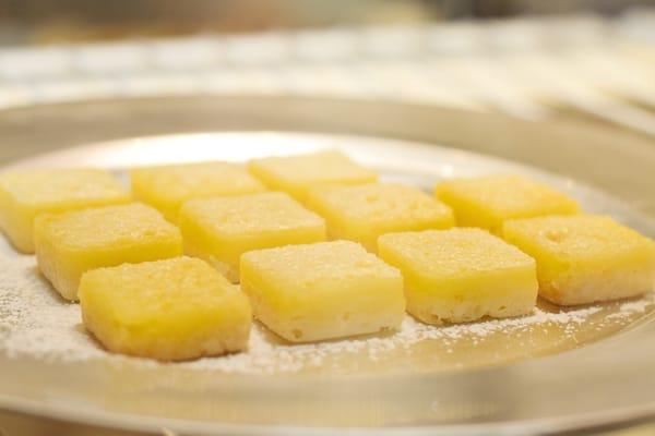 Lemon Bars with a butter crust!