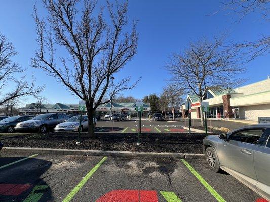 Giant Direct parking spaces with phone number and space number to alert Giant of your arrival.