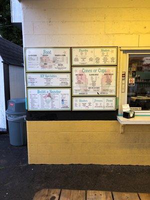 Ice Cream Plus Menu