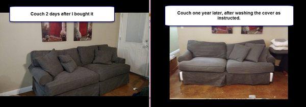 Hanks "Washable" cover couch