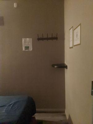 Place to hang your things in couple room