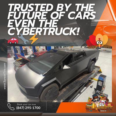 TRUSTED BY THE FUTURE OF CARS - EVEN THE CYBERTRUCK