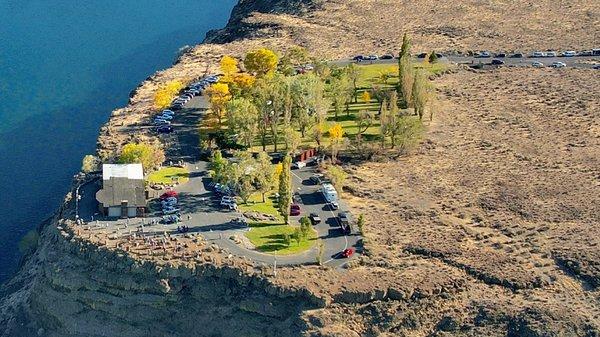 Aerial photo of the museum