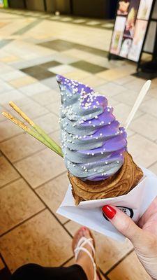 Black sesame and ube