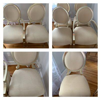 Chairs cleaning ( before & after)