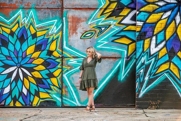 Senior Photo Session at Triangle Arts Macon