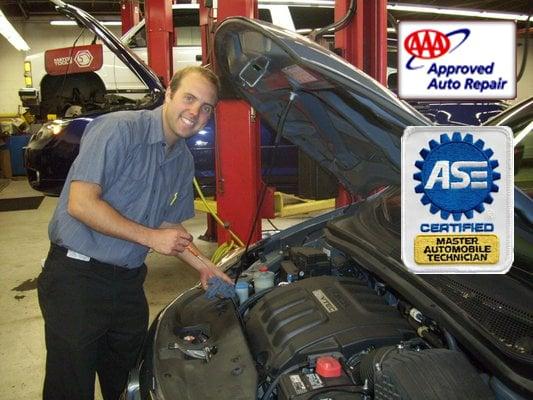 Eric has benn with us since 1997.  Eric is an ASE Master Certified Auto Repair Mechanic specializing on Honda, Acura, & Toyota!