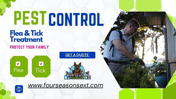 Great Pest Control Service to control Fleas and Ticks!