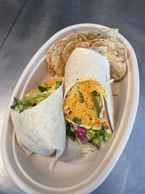 Carrot Tuna Wrap