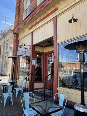 Restaurant front.