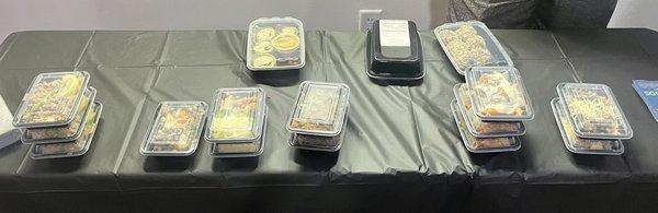 Light meals provided by FitFood in DTC