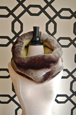 faux fur cowls $68