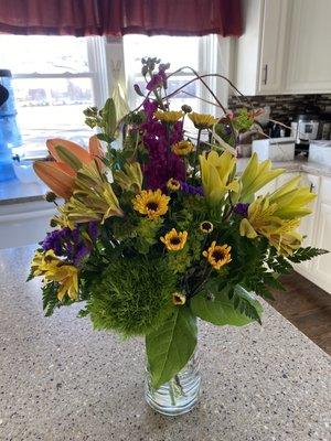 Flowers i received from Eckert's Florist.