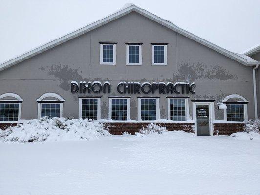 Dixon Family Chiropractic in the storm