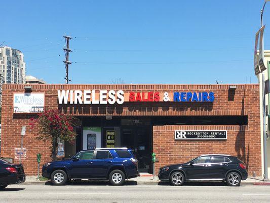 Our old storefront on Westwood Blvd.