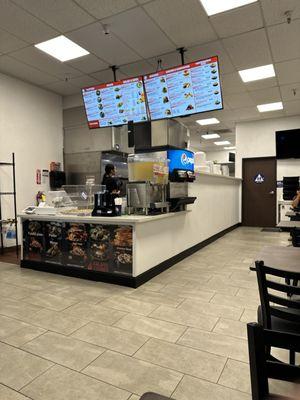 Ordering area and menu 5/26/24