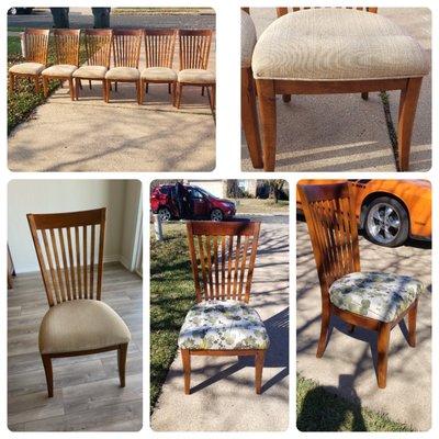 Upholstery chairs