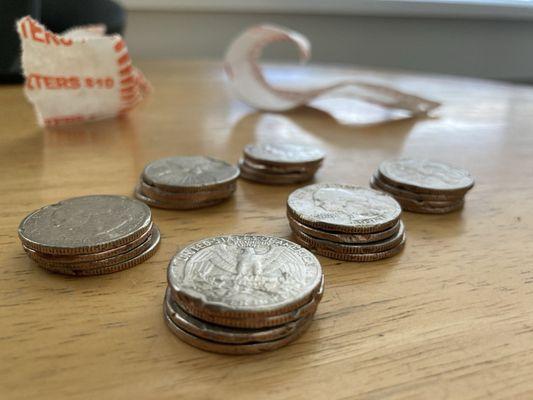 Jagged, damaged quarters they sold to me!