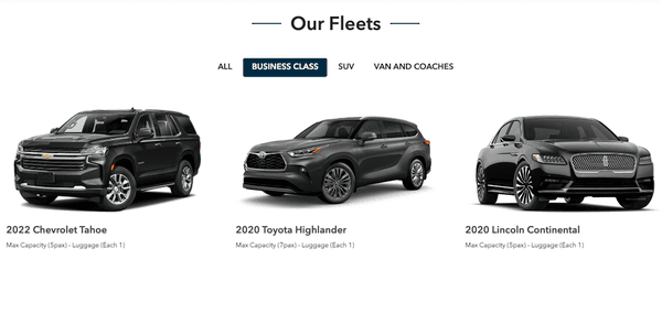 Business Class Fleet