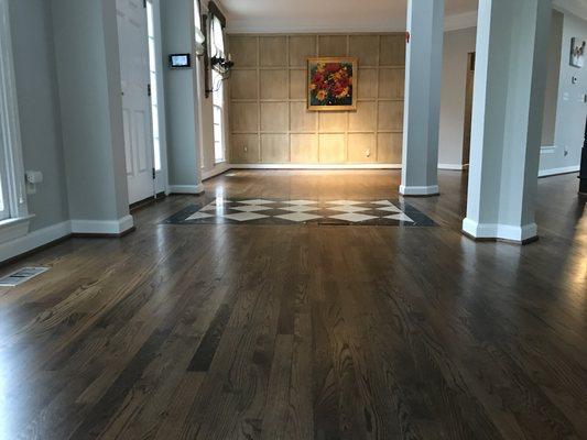 Special Walnut stained floors