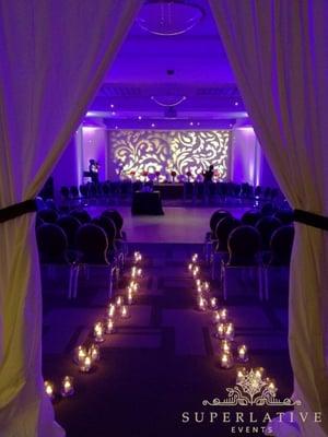 Washington Post conference center wedding in the round.