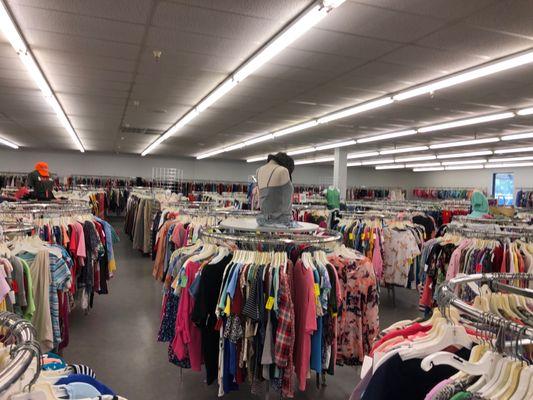 This Goodwill location is one of the cleaner stores.