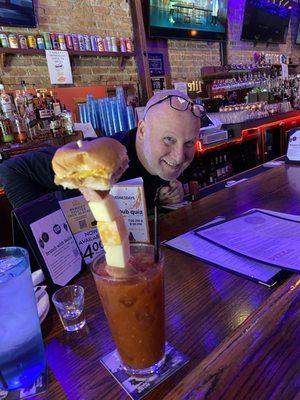 Kevin makes a good Bloody Mary