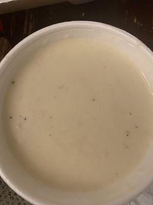 Cream of turkey soup