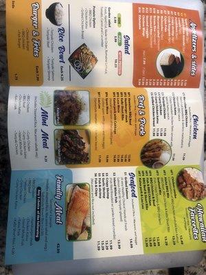 New menu