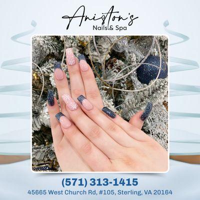 Get holiday-ready with our chic manicure services, ensuring your fingertips sparkle with festive glamour throughout the holiday season!