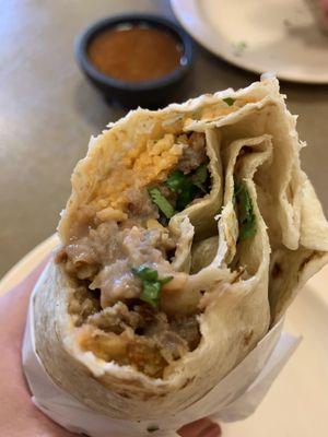 Asada burrito