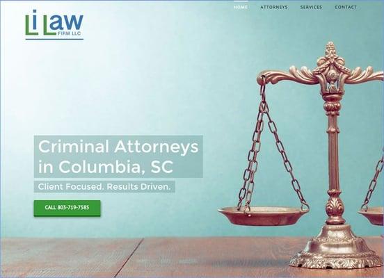 Web Design for Lawyers - Li Law Firm