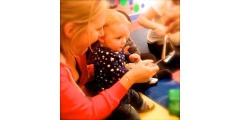 Tiny tots express individual rhythm and style with instrument solos at FunikiJam Music baby class