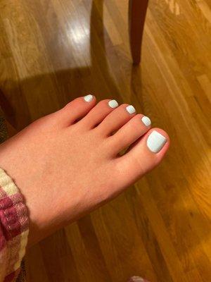 Cute pedicure