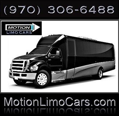 Call: (970) 306-6488 MotionLimoCars.com  Miami MIA South Beach Airport Limousine Transportation Car BUS Van SUV Service Party Bus FL