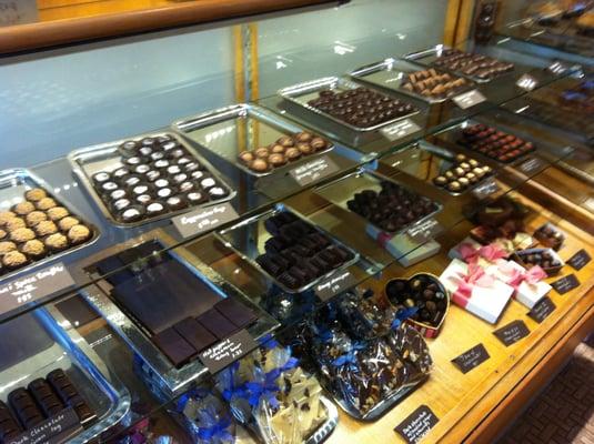 A great selection of handmade chocolates