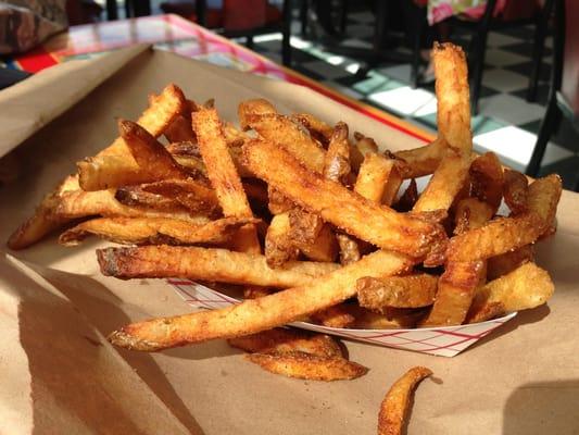 The fries here are definitely enough to share with another person...or 2