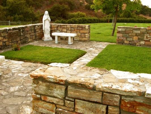 Memorial at the Gate of Heaven Cemetery.