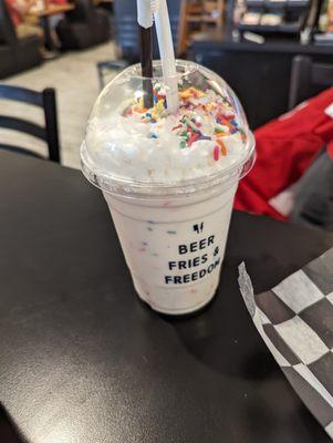 Freedom Shake - Birthday Cake