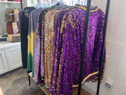 Sparkly jackets. All of them. I want all of them.