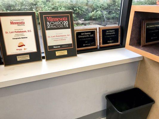 Awards and accolades in chiropractic care