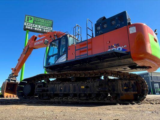 Our new fleet of Hitachi excavators, featuring the 490.