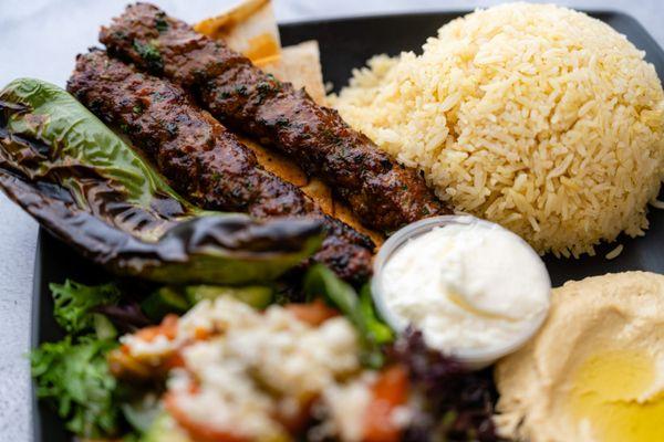 Kofta Kabab Plate