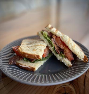 BLT Sandwich... on bakery fresh bread! Wow!