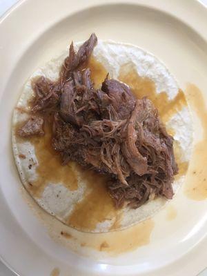 Taco de barbacoa