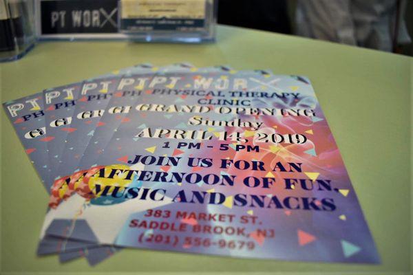 Flyers from the event