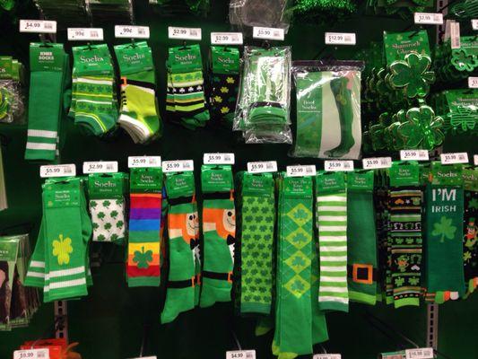 St. Patrick's Day Socks