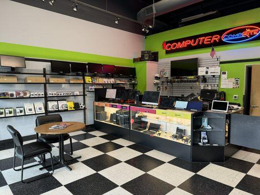 Computers, laptops, phones, accessories